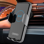 15W Qi Automatic Clamping Smart Sensor Car Wireless Charger Mount for samsung