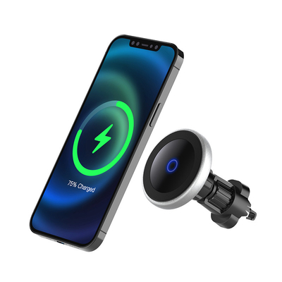 Magnetic Car Mount Wireless Charger 15 Watt 7.5W Compatible With MagSafe