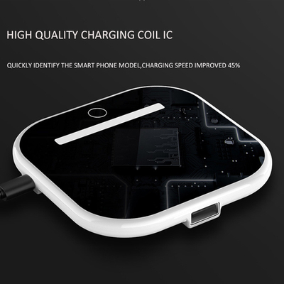 Fast Charging 10W Micro 5P Desktop Wireless Charger Custom Color