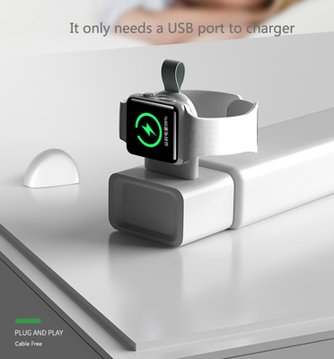 QC3.0 Usb Magnetic Wireless Charger Light Weight 205KHZ Plastic Electroplating